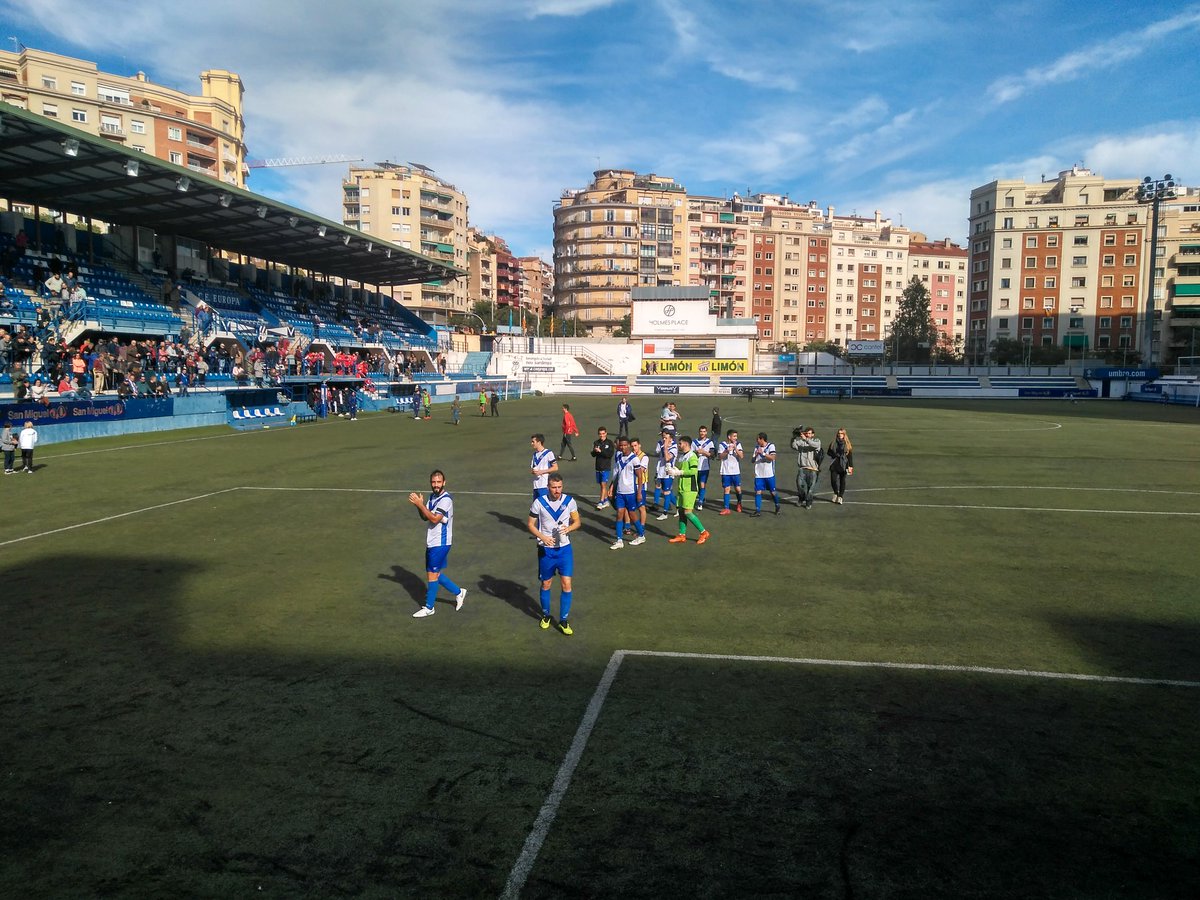 InfoGrEsports's tweet photo. Final al Nou Sardenya, l'Europa fa un gran partit i pasa per sobre dels tarragonins!
@CEEuropa 3 (Jordi Martínez x2/Soto) - @CFPoblaMafumet 0 
#3div5 #FutbolCat #VilaDeGràcia https://t.co/IekicrwX8u