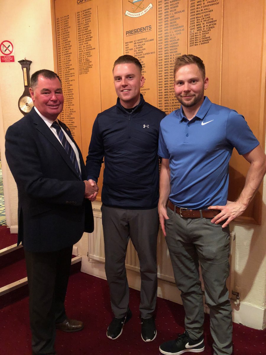 NewquayGC's tweet photo. Jack Bevan and Adam Chapman won the 4BBB on Day 2 of the Autumn Festival. 

Their winning score was a huge 45pts. Congratulations boys, that’s some impressive golf!

Day 3 brings us the Texas Scramble. Start times available online https://t.co/ayJL2ra2Ol

#festivalGolf #linksGolf https://t.co/D35dhEOKPA