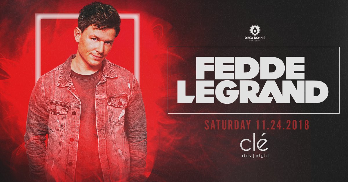 CleHouston's tweet image. Announcing the Clé debut of legendary dance music producer @feddelegrand  Saturday November 24th! 🙌
Tickets on sale NOW at: bit.ly/FeddeCle