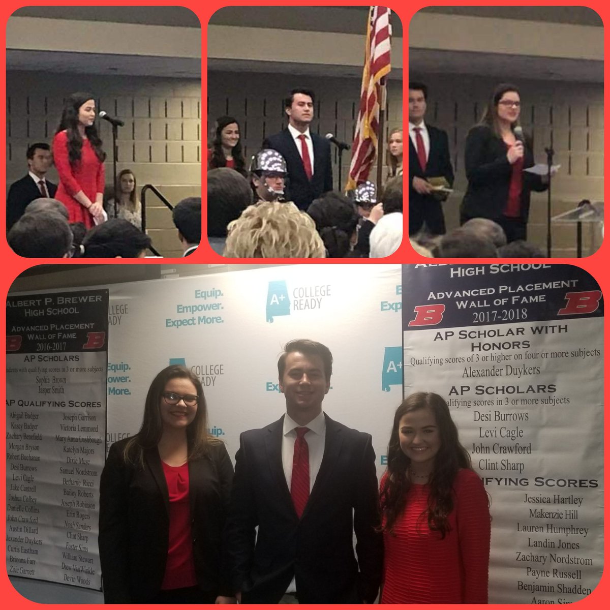 Students speaking to Community and Business leaders at the Morgan County State of the Schools Breakfast. 
Thank you <a href="/AplusCR/">A+ College Ready</a> and <a href="/MCSTechPark/">Morgan County Schools Technology Park</a> for helping prepare our students to be college and career ready! <a href="/MorganCoSchools/">Morgan County School</a>
Be Strong
Be Proud
#Bbetter