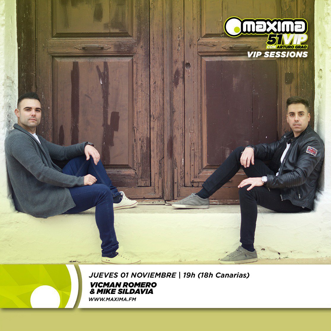 LOS40Dance (@los40dance) on Twitter photo ¡¡ H😍la Máxim😍s !!
🎧 <a href="/Maxima51VIP/">Maxima51VIP ahora Maxima 51 Chart (diario)</a> w/ <a href="/Arturograo1/">Arturo Grao 💚🎙</a>
<a href="/VicAndMikeDjs/">Vicman Romero & Mike Sildavia</a> 😎😎
Especial <a href="/ClippersSounds/">CLIPPER'S SOUNDS</a>
👀 maxima.fm/2018/clippers-…
🎧▶ play.maxima.fm ¡comenzamos! ¡¡ H😍la Máxim😍s !!
🎧 <a href="/Maxima51VIP/">Maxima51VIP ahora Maxima 51 Chart (diario)</a> w/ <a href="/Arturograo1/">Arturo Grao 💚🎙</a>
<a href="/VicAndMikeDjs/">Vicman Romero & Mike Sildavia</a> 😎😎
Especial <a href="/ClippersSounds/">CLIPPER'S SOUNDS</a>
👀 maxima.fm/2018/clippers-…
🎧▶ play.maxima.fm ¡comenzamos!