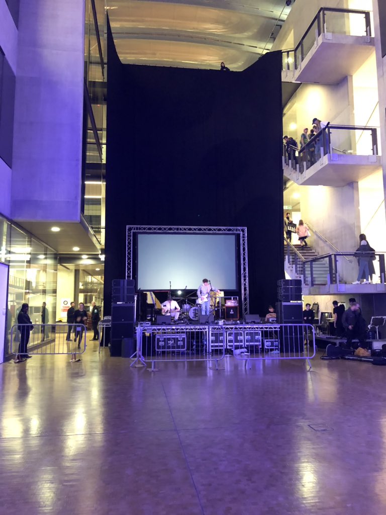 csm_news's tweet photo. We are gearing up for #Metaphonica with @MercuryKX this evening in The Street, The White Lab and The Black Lab. Keep an eye on our Instagram stories for coverage of our student’s work https://t.co/kKjylxObkf