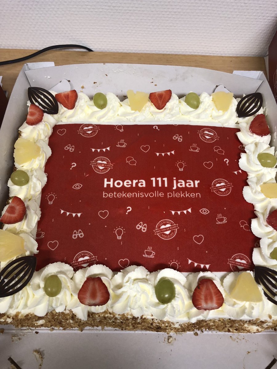Wat een bijzondere dag! Dank aan alle fijne klanten voor de gastvrijheid en inspirerende ontmoetingen op onze 111-de verjaardag #indewereldvandeklant