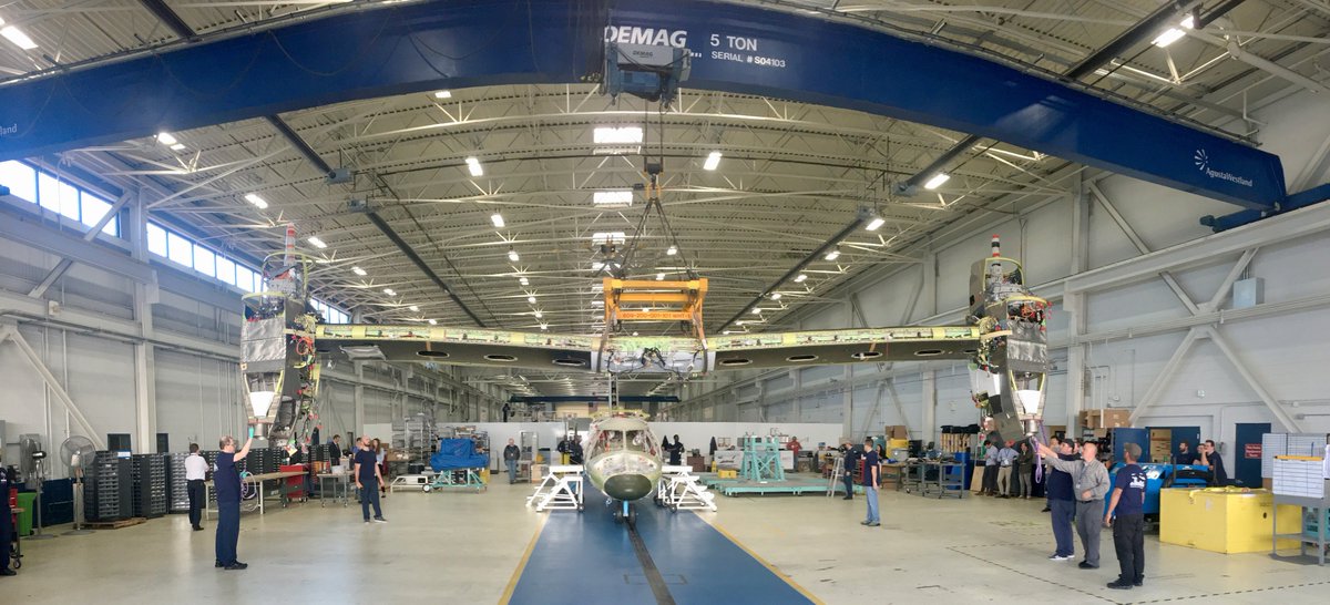 LDO_Helicopters's tweet photo. #AW609Update: final developmental #AW609 gets its wings in #Philadelphia!

#Leonardo's #AW609 #TiltRotor represents the next generation of aircraft transport for commercial, para-public and defence markets. Click here to learn more 👉 https://t.co/iGYkhw0bWS https://t.co/68lX84Ygkf