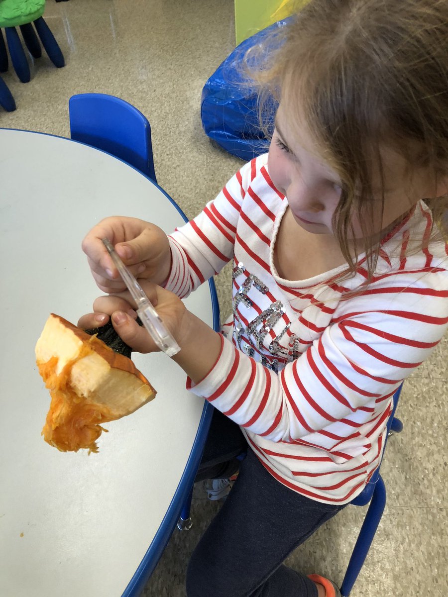 karleneann's tweet photo. Pumpkin fun! #partsofapumpkin #explore #observe @Prettyboyes1 @NicoleKNorris https://t.co/JXtPoWGexW
