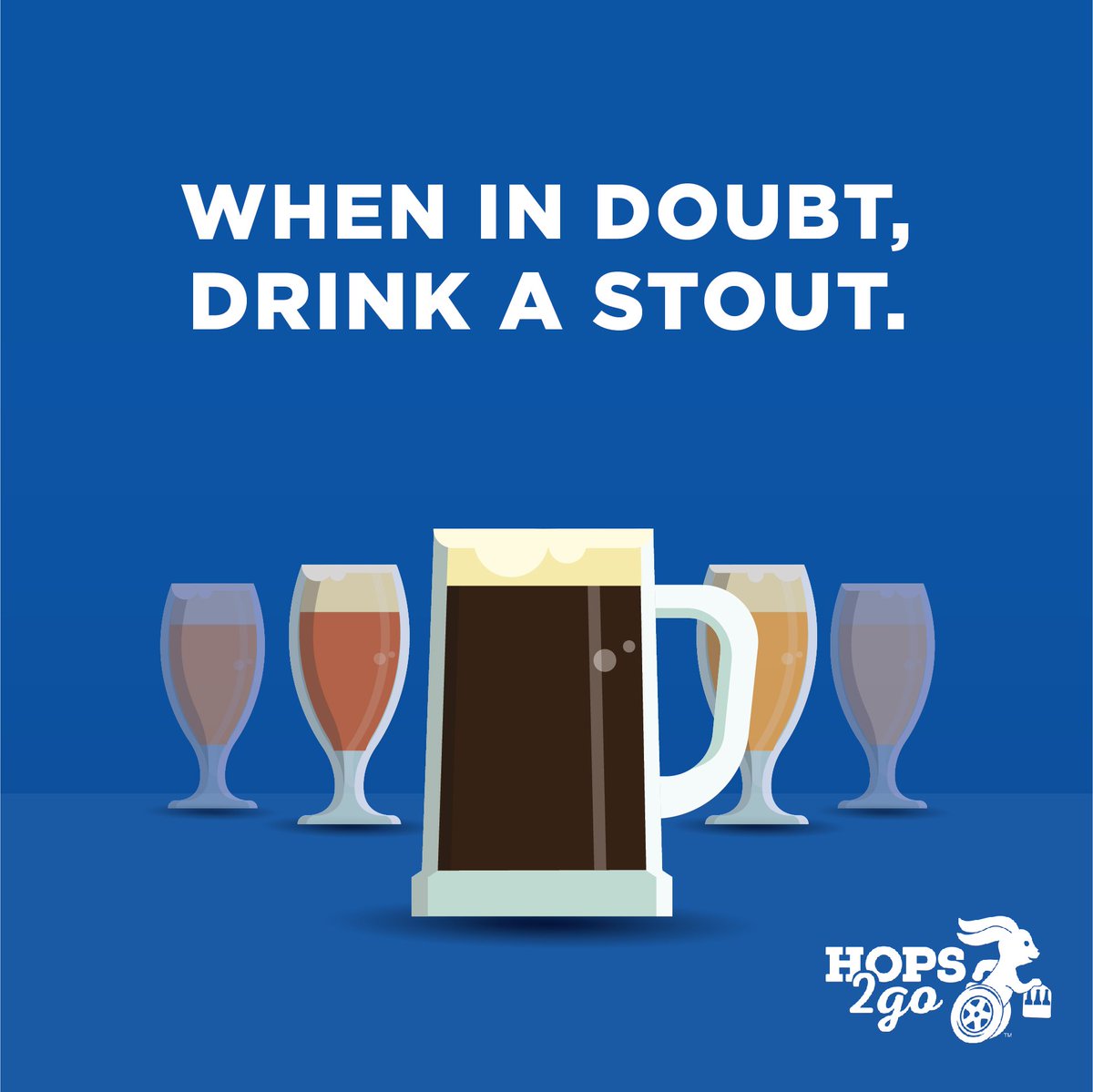 Hops2Go's tweet photo. Having trouble deciding what to drink tonight? How 'bout a stout! #InternationalStoutDay #StoutBeer #Hops2go https://t.co/TGLfqBc8js
