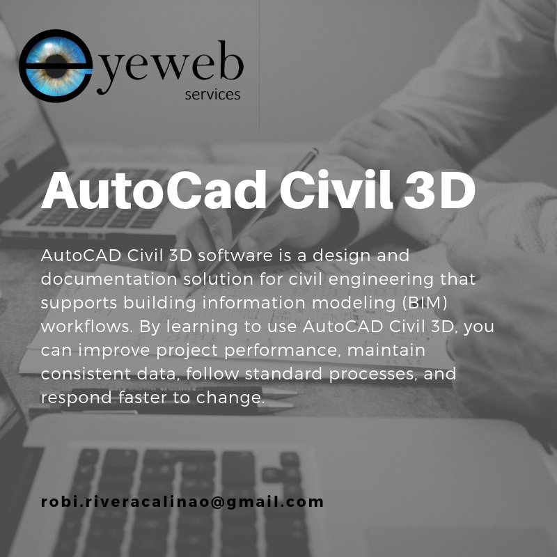 robi_rivera's tweet photo. 3D Modelling? Plan and Profile? Civil Works? We're ready to help you.

E-mail us:
robi.riveracalinao@gmail.com

Follow us on:
facebook- @robi.riveracalinao
instagram - @robi_mathel
linked in - https://t.co/HsSZLJh5oy

#virtualassistant #freelancing #eyewebservices #21daycampaign https://t.co/xopoVTSnfC
