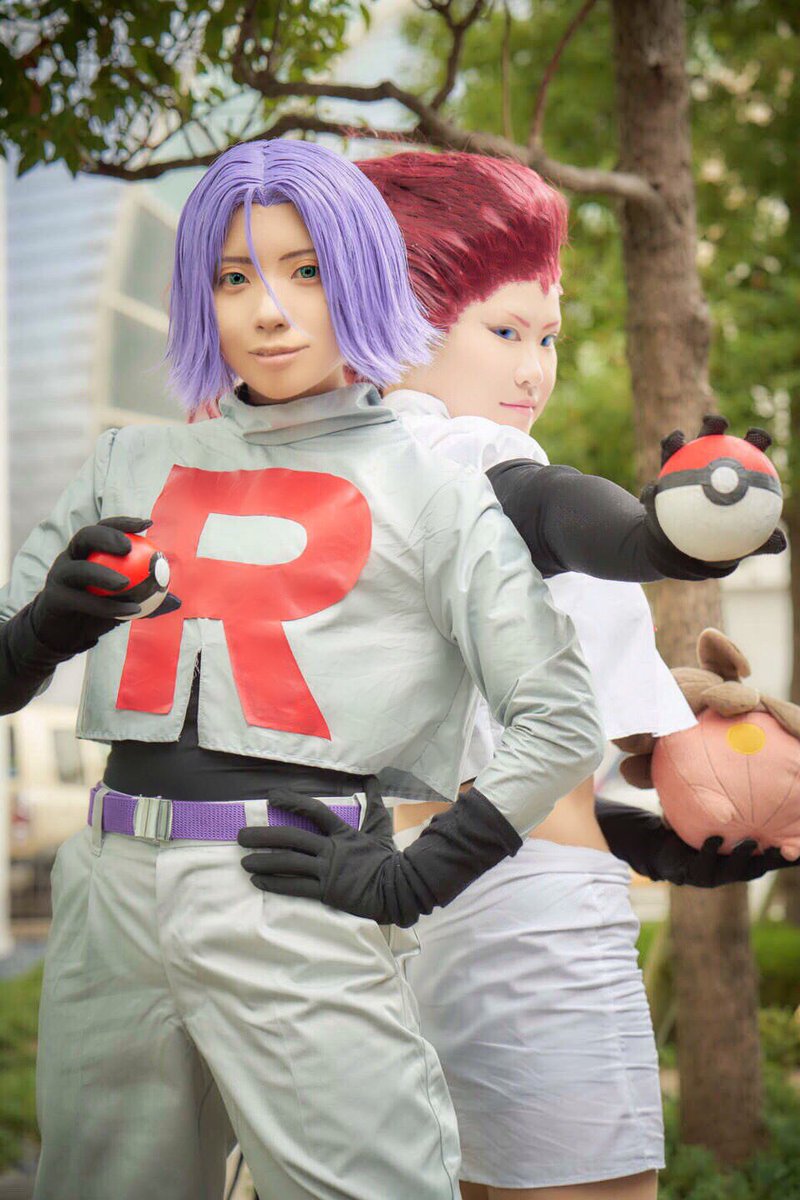 Twitter पर 亮 Cosplay ポケットモンスター ロケット団 コジロウ ムサシ あおい P ダディ