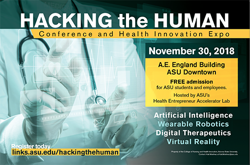 iTetherTech's tweet image. Happy November! We are excited to be joining @ASU HEALab for #hackingthehuman conf on Nov 30 for the latest in #digitalhealth innovations - AI, Robotics, and Digital Therapeutics. Tickets only $25 for community members. Come check it out! links.asu.edu/HackingTheHuman