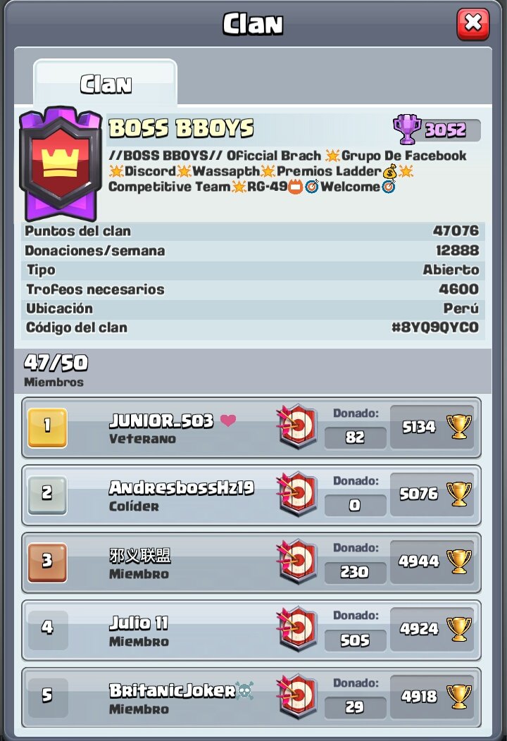 Buscamos jugadores
- competitivo
- guerra 
- activos
- ladder
Mandar MD para más info