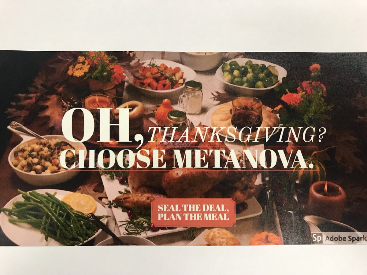 Need a delicious homecooked meal for Thanksgiving Day? We’ve got the deal for you-FRESH ingredients, delivered right to your door! MetaNova will keep you and your family out of the store! 🦃