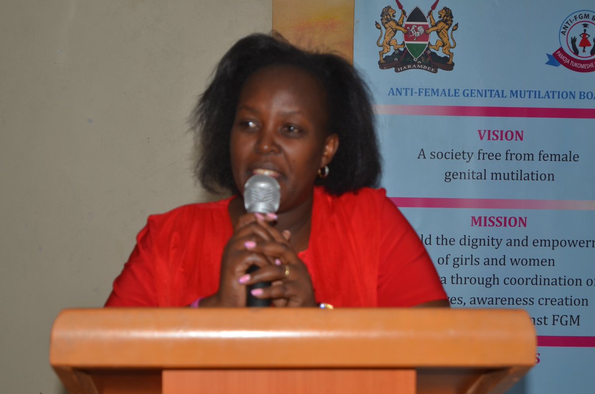 AFGMBoard's tweet photo. @AFGMBoard CEO @lolojuberna today took MCAs from 5 counties through the role & strategies of the Board towards ending #FGM emerging trends in #FGM & challenges. This was during the #FGMAdovacyForum meeting with the MCAs at Maanzoni. Cc @UNFPAKen @carolchebet @Esmaell @SadearH https://t.co/WGfE5uiBu5