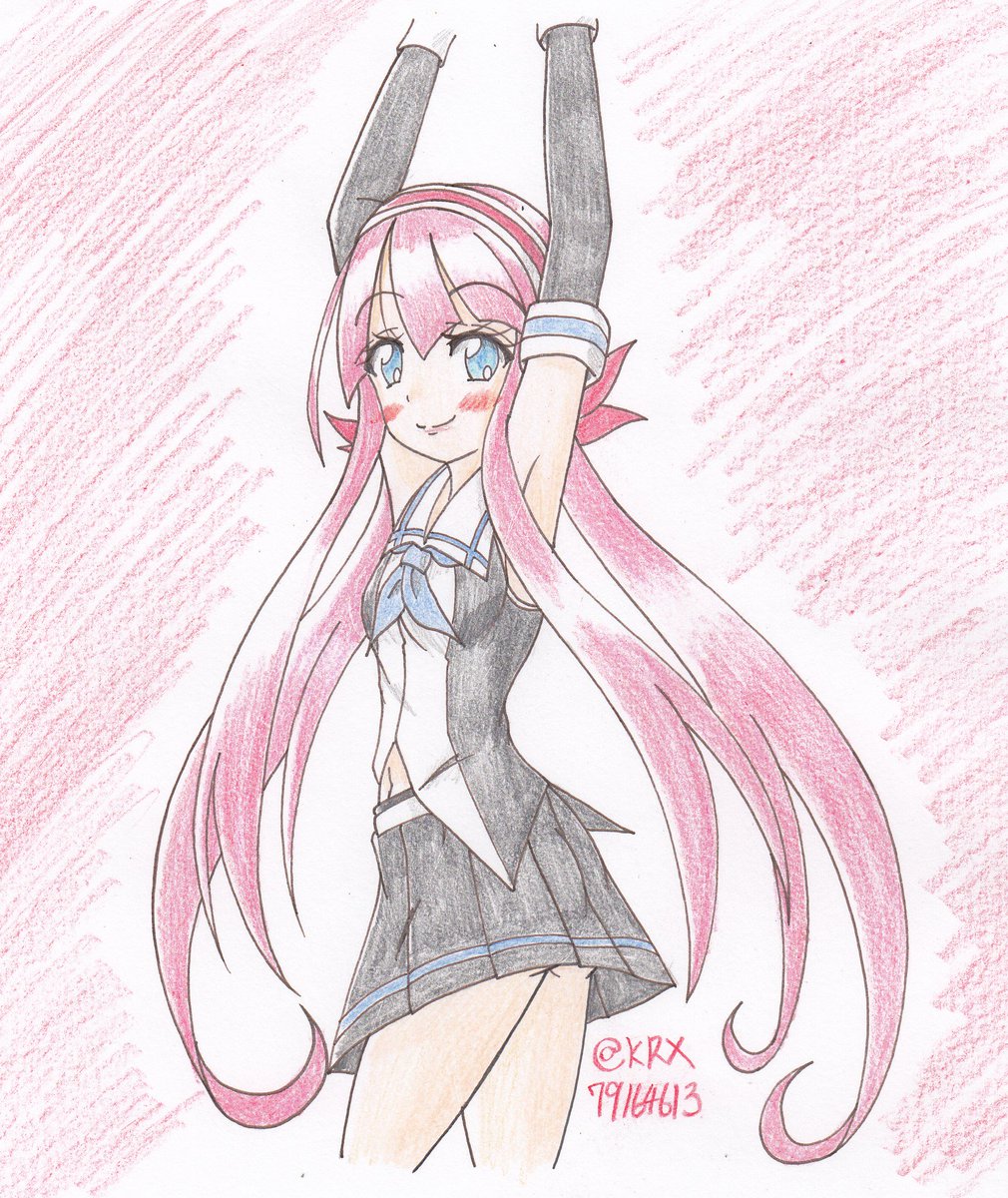 #艦これ版深夜の真剣お絵描き60分一本勝負
#艦これ版真剣お絵描き60分一本勝負_20181101
#江風
某動画サイトでよく踊ってる娘 