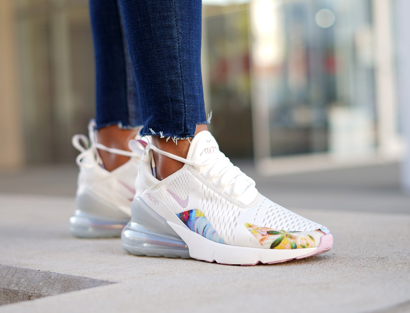 Nike air max 270 white outfit hot sale