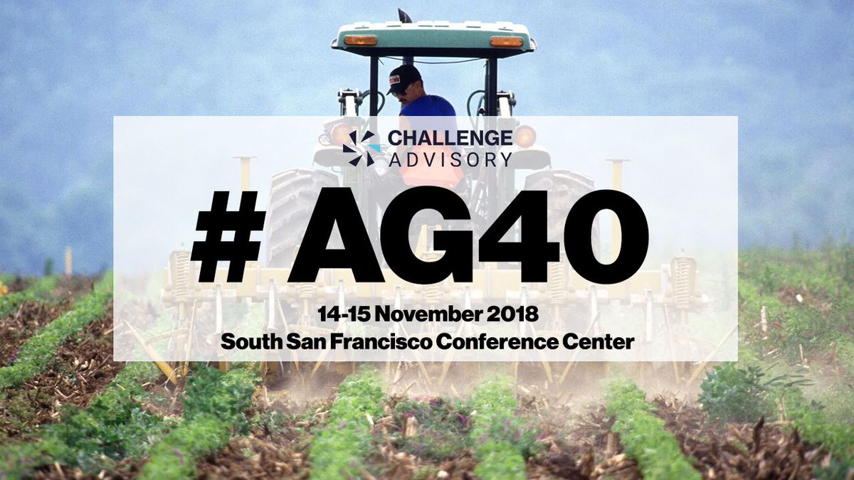 Attention Ag 4.0 attendees! Don't forget to register through the link below to secure your place at the workshops you'd like to attend. 

 buff.ly/2SCwLny

#Ag40
