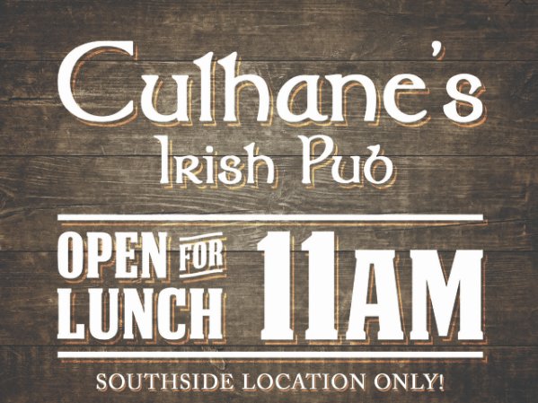 cipsouthside's tweet photo. $10 PICK TWO COMBO:
Half a Sandwich with 
Cup of Soup or Side Culhane's Salad
.
.
.
#CulhanesSouthside #Culhanes #IrishPub #Foodie #Pub https://t.co/O8Qijo6VII