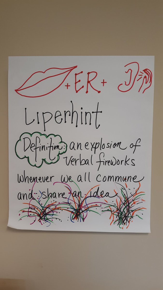 JLSMS_Spectrum's tweet photo. Spectrum teachers are creative, too, y'all! My table's word: "vesubadac"7 (noun), from "Vesuvius" and the Polish word for "flow". #jlsmsspectrum #lcpsgifted #lcpsspectrum #spectrumworks https://t.co/YZZUa6fB6S