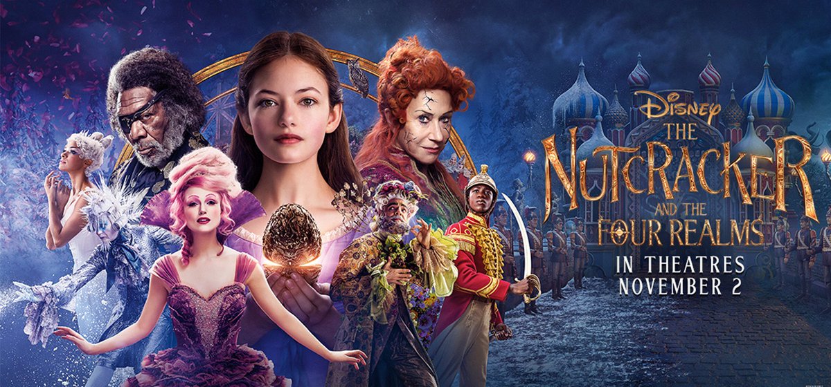 Night_Gale's tweet photo. #TheNutcracker วิชวลสุดตระการตา แม้เดินเรื่องค่อนข้างเรื่อยๆ แต่องค์ประกอบศิลป์ทุกด้านชูหนังมาก ชอบฉากบัลเล่ต์ทั้งในเรื่องและ end credit อย่าลืมฟังเพลง "Fall on Me" โดย #AndreaBocelli โดยรวม เชื่อว่ายังไงก็ถูกใจติ่งดิสนีย์แน่นอน 7.4/10 #movietwit #DisneysNutcracker #NutcrackerTH https://t.co/aIjKrM4CXi