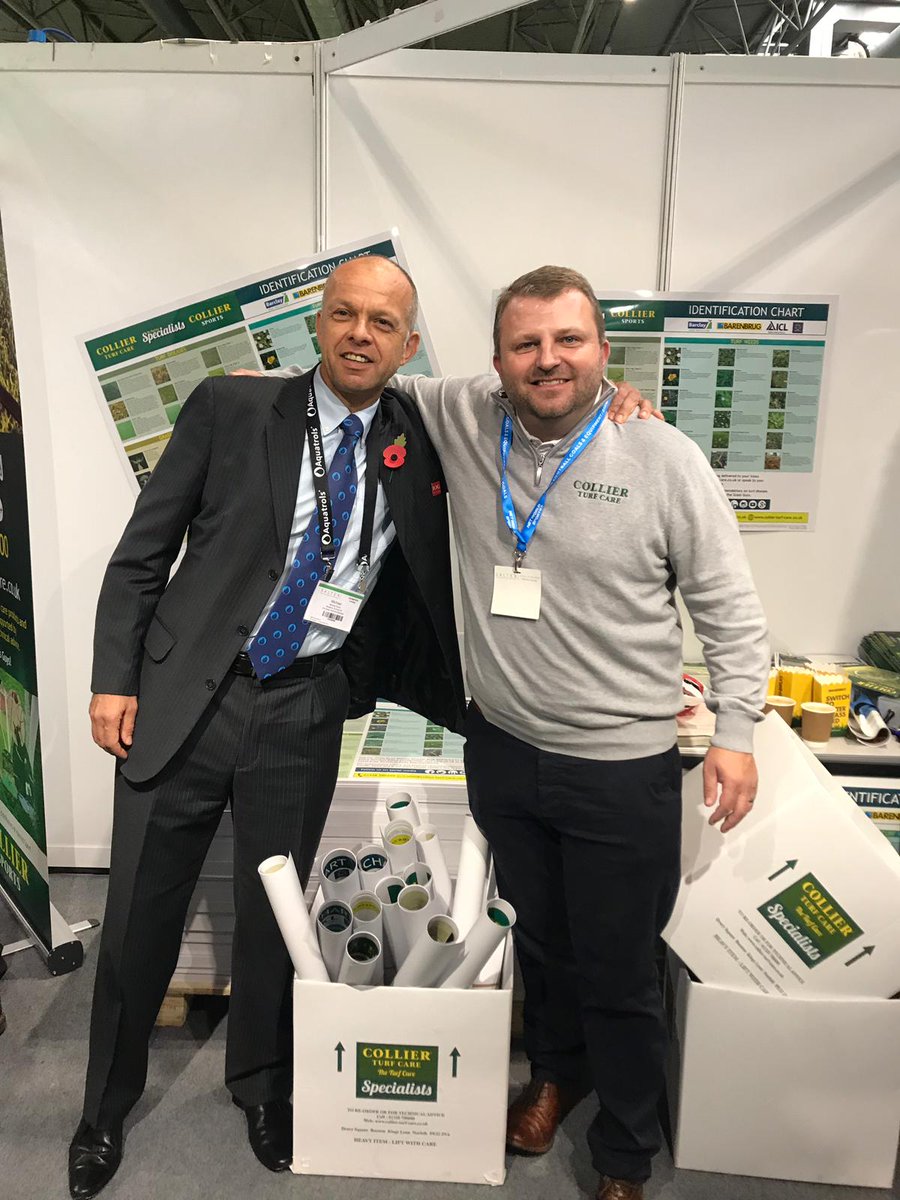 CollierTurfCare's tweet photo. As No.1 UK distributor for @AquatrolsEurope, it's great to see them at #SALTEX18! #TheGrassGuys #WallChartMania @IOG_SALTEX https://t.co/dzbWXQ2HYy