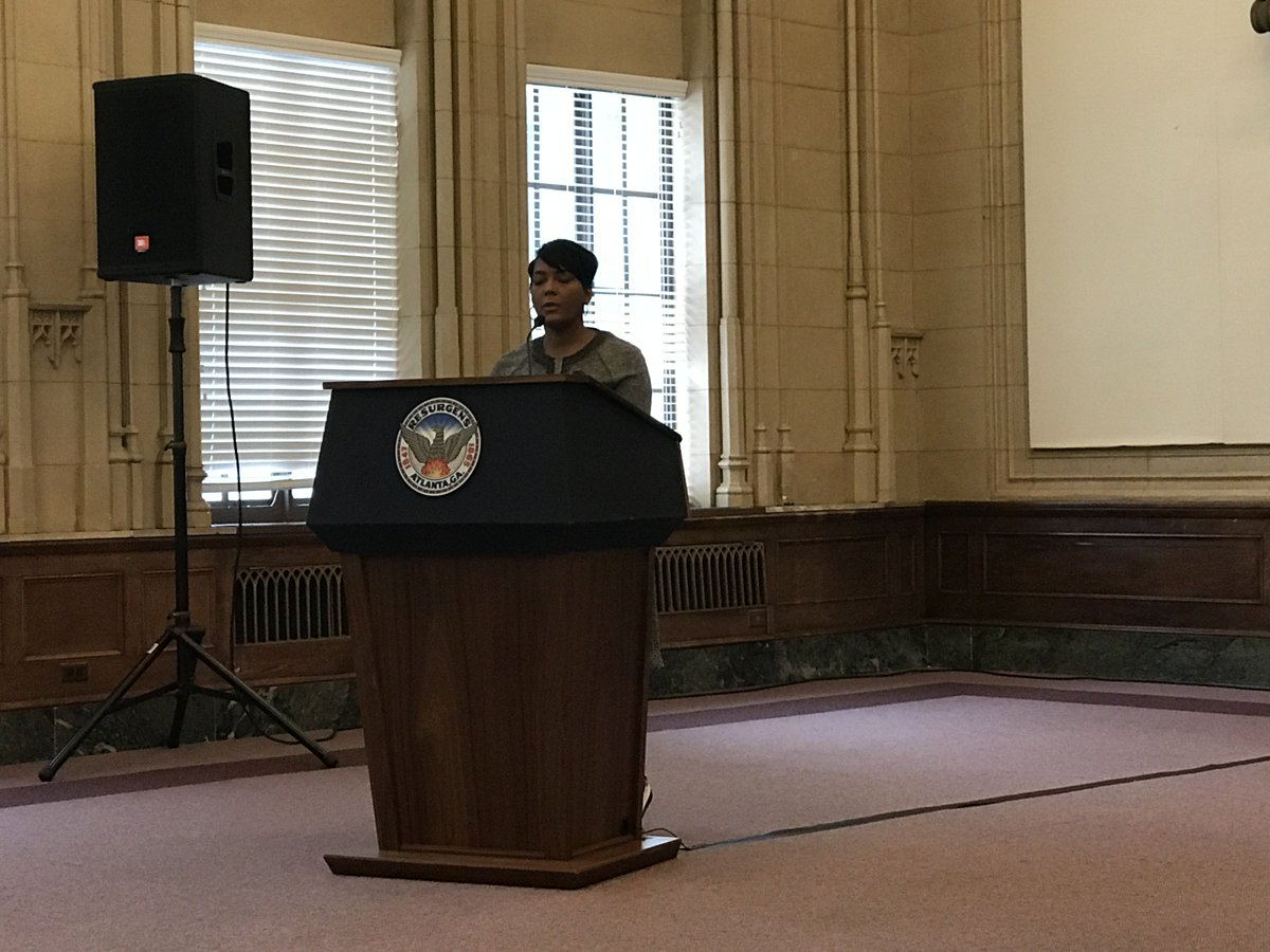 Mayor <a href="/KeishaBottoms/">Keisha Lance Bottoms</a> drew inspiration from theologian Howard Thurman for her remarks today at #SEEDatlanta “Community cannot for long feed on itself; it can only flourish with the coming of others from beyond, their unknown and undiscovered brothers.”
