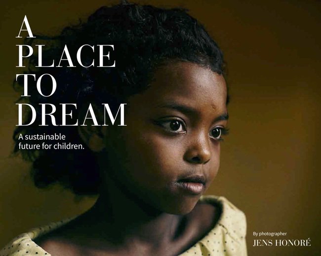 A PLACE TO DREAM new book by photographer Jens Honoré. Over 10 years, he has travelled to SOS programs around the world capturing images that tell a story of hope for abandoned children and struggling families.