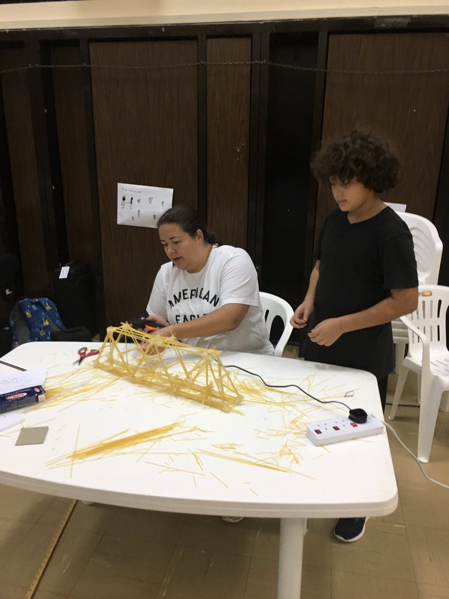 ISGjPrincipal's tweet photo. #jubailtales #isglearns  Spaghetti Bridges https://t.co/FHpISIQJpe