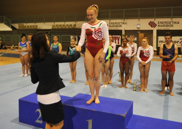 edpsport's tweet photo. Norwich School pupil Laura-Rose Cooke was the star of the show as she represented England at the Salamunov Memorial 2018 international gymnastics competition in Slovenia. https://t.co/pfSRudQzj6 https://t.co/4G5RSkznFN