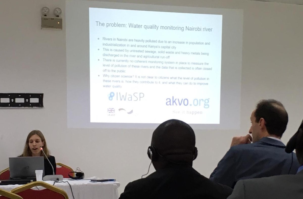 WaSa_Hub's tweet photo. #LIVE from #AWW7 in Gabon: Highlighting the importance of water quality monitoring with example from #IWaSP #citizenscience by @giz_gmbh Kenya #AfricaWaterWeek https://t.co/TbYb1SrKgr