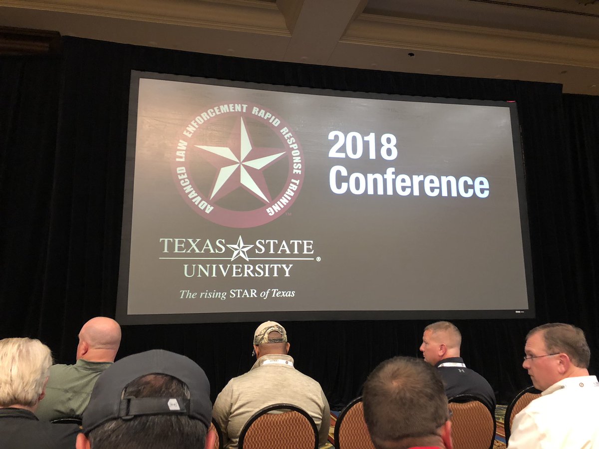Matthew_Rushton's tweet image. Attending session of #ActiveAttack with @alerrtcenter at @TexasState bringing these updates back to @BSUPolice1