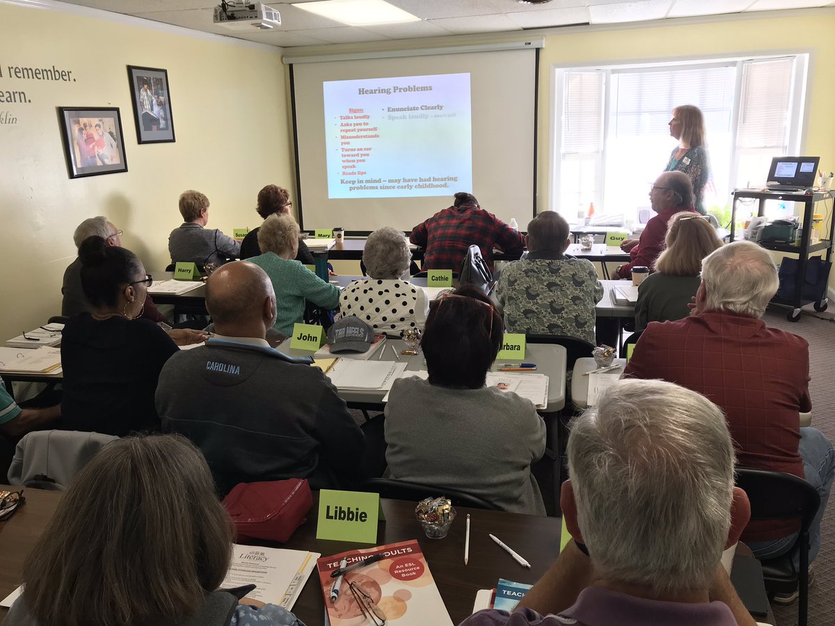 CravenLiteracy's tweet image. New Tutor Training Workshop is in progress. We are very excited to introduce these prospective tutors to all the amazing things being done at Craven Literacy Council. #learningforlife #literacyisimportant #makingadifference