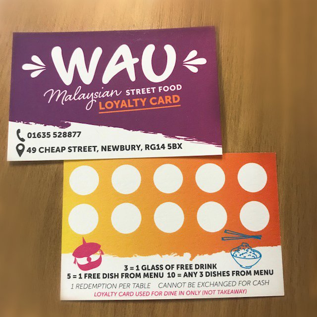 Rewarding our loyal customers 😊 3 stamps = 1 free drink, 5 stamps = 1 free dish from menu, 10 stamps = choose any 3 dishes from our menu free!