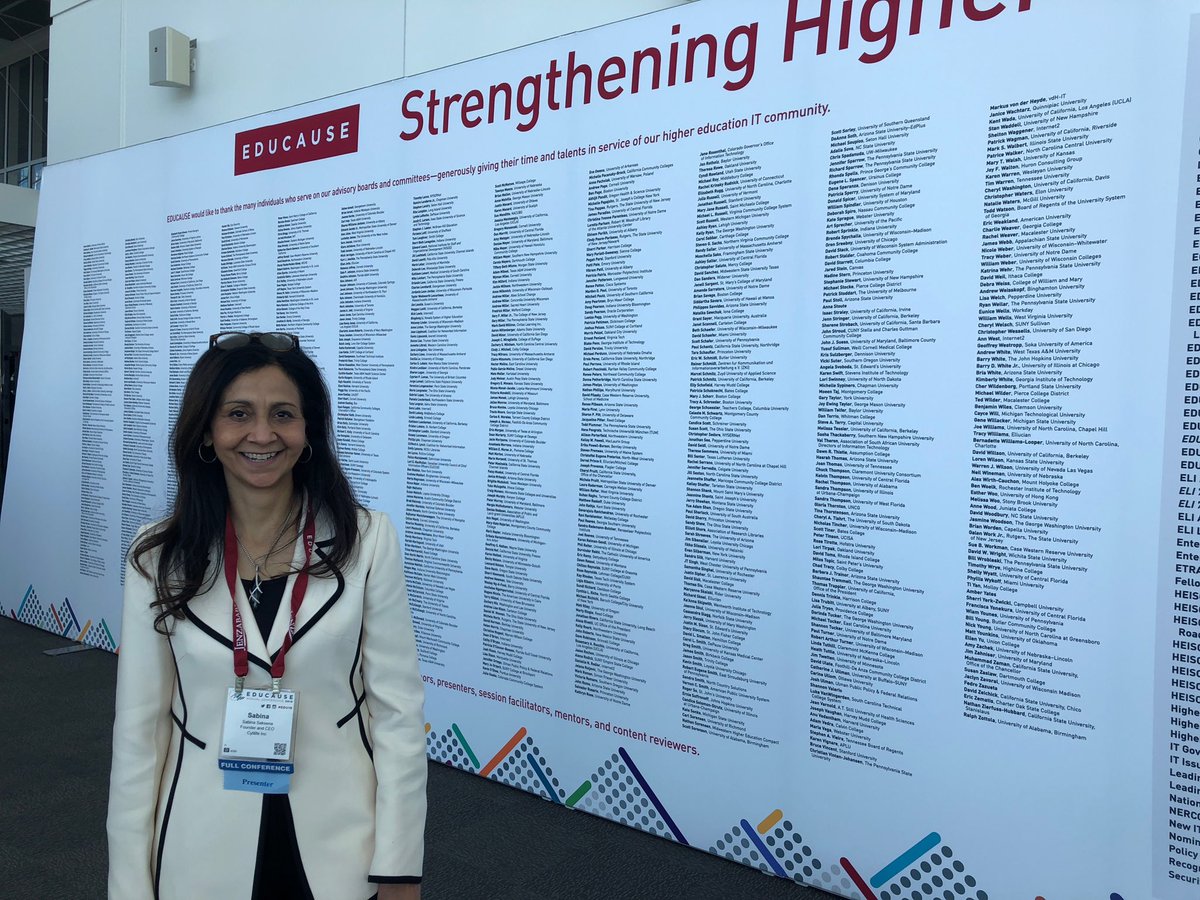 Honored to share more on our Smart Campus services at #Educause 2018!