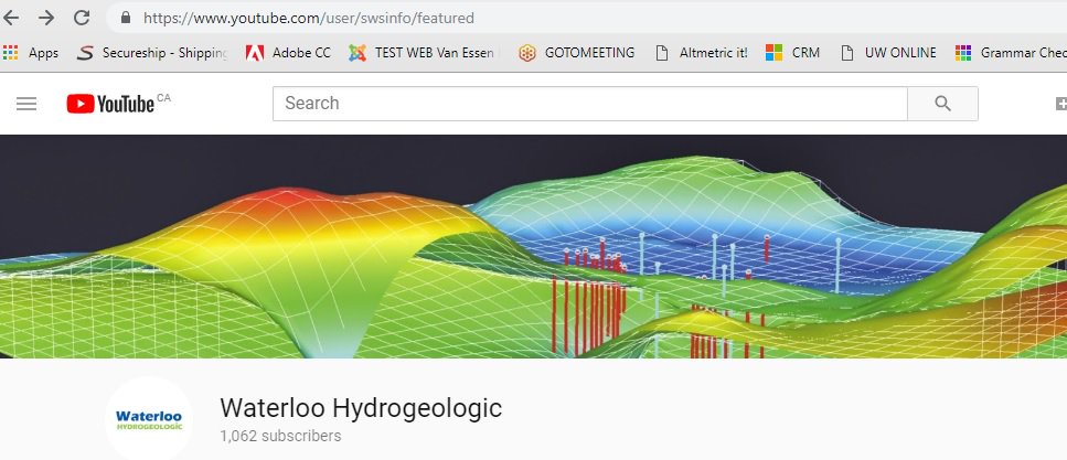 WHydrogeologic's tweet image. NEW! Introducing our Visual MODFLOW Flex YouTube video training series, available online now waterloohydrogeologic.com/2018/10/26/vis… #environmentalsoftware #YouTube #waterloohydrogeologic