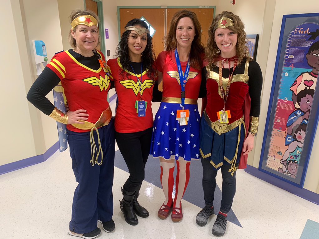 ChildrensMercy's tweet image. #Halloween at @ChildrensMercy is the perfect reminder that we’re all just big kids!! ☺️💙❤️

(And yes, that’s our brand-new CEO, Paul Kempinski, dressed up as Captain America!! 🙌🏼)