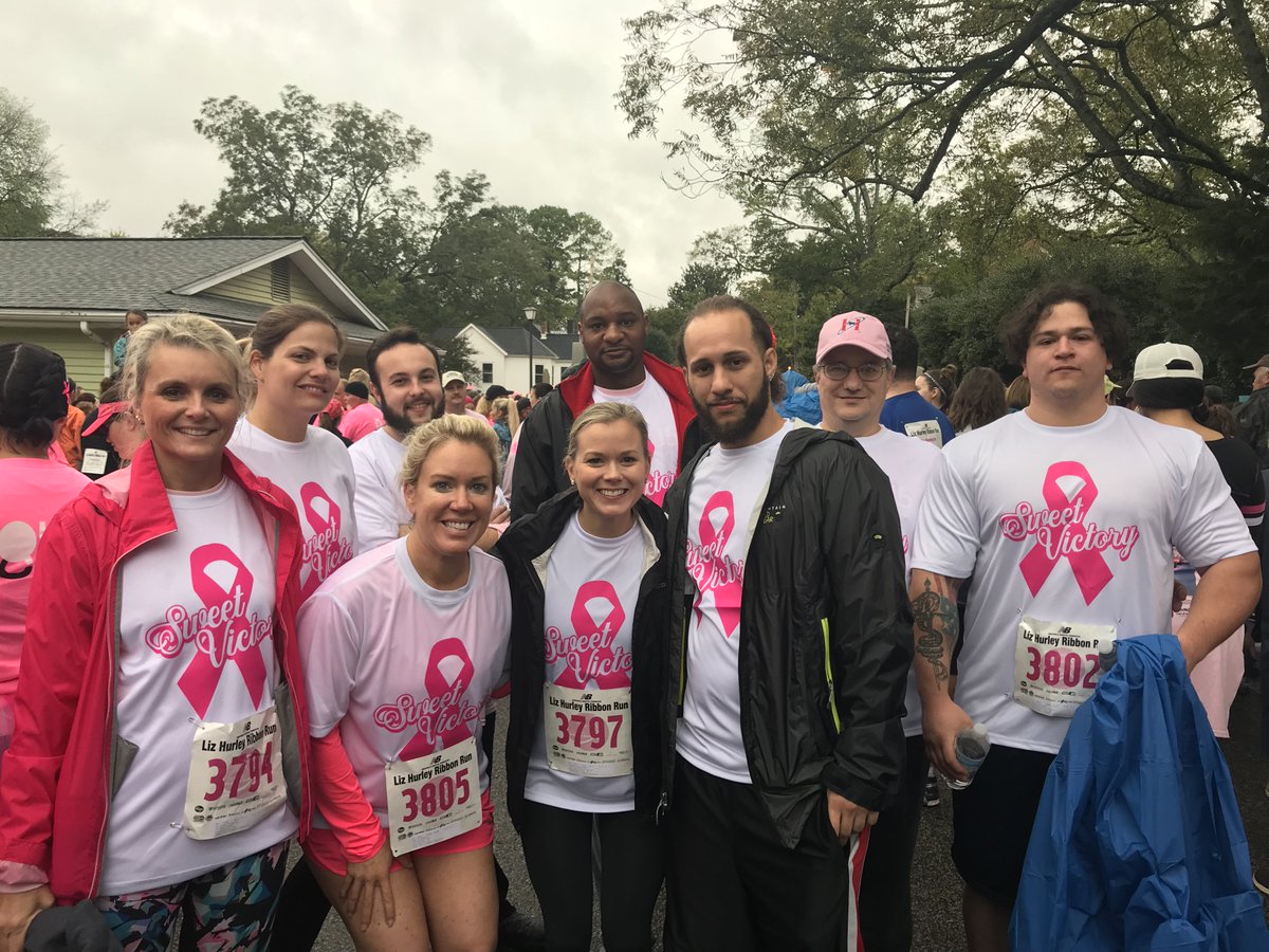 v_s_inc's tweet photo. Huntsville, AL, October 20, 2018 - Victory Solutions, Inc. Team “Sweet Victory” supported the 15th Annual Liz Hurley Ribbon Run amid 6,500 Breast Cancer advocates. This group along with Victory Solutions employee matching program contributed a total of $1,460 in donations. https://t.co/7Vtitj6qEF
