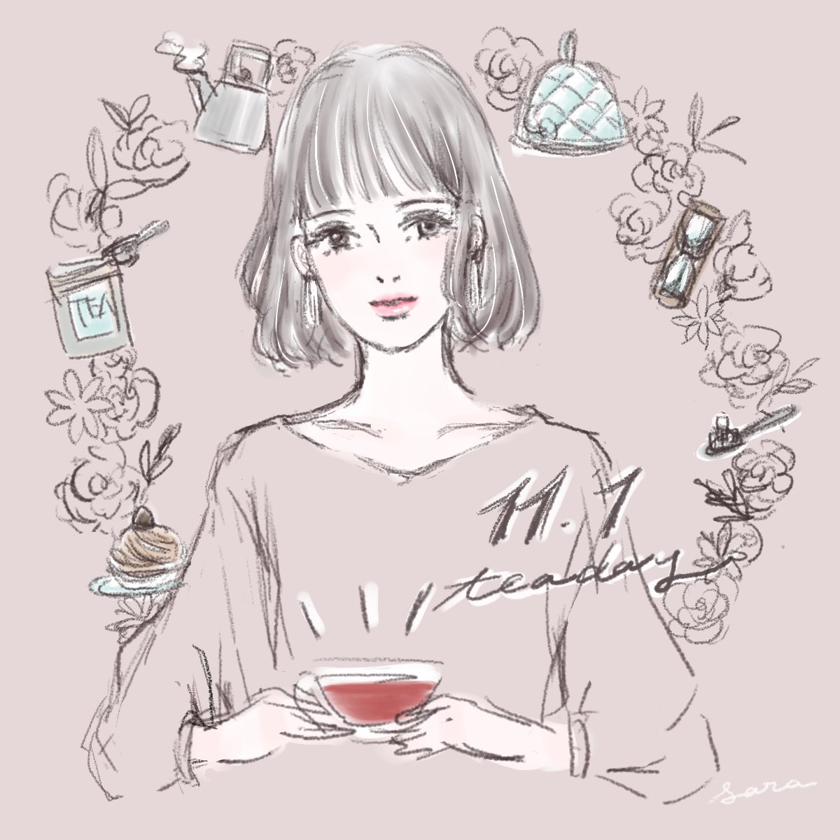 ふみ Na Twitteru 紹介しなくてもみんな知ってるかと思うけど さら兄ィは紅茶が好きで イラストがなんかもう オシャレで可愛いんです W なりたい 紅茶になりたい