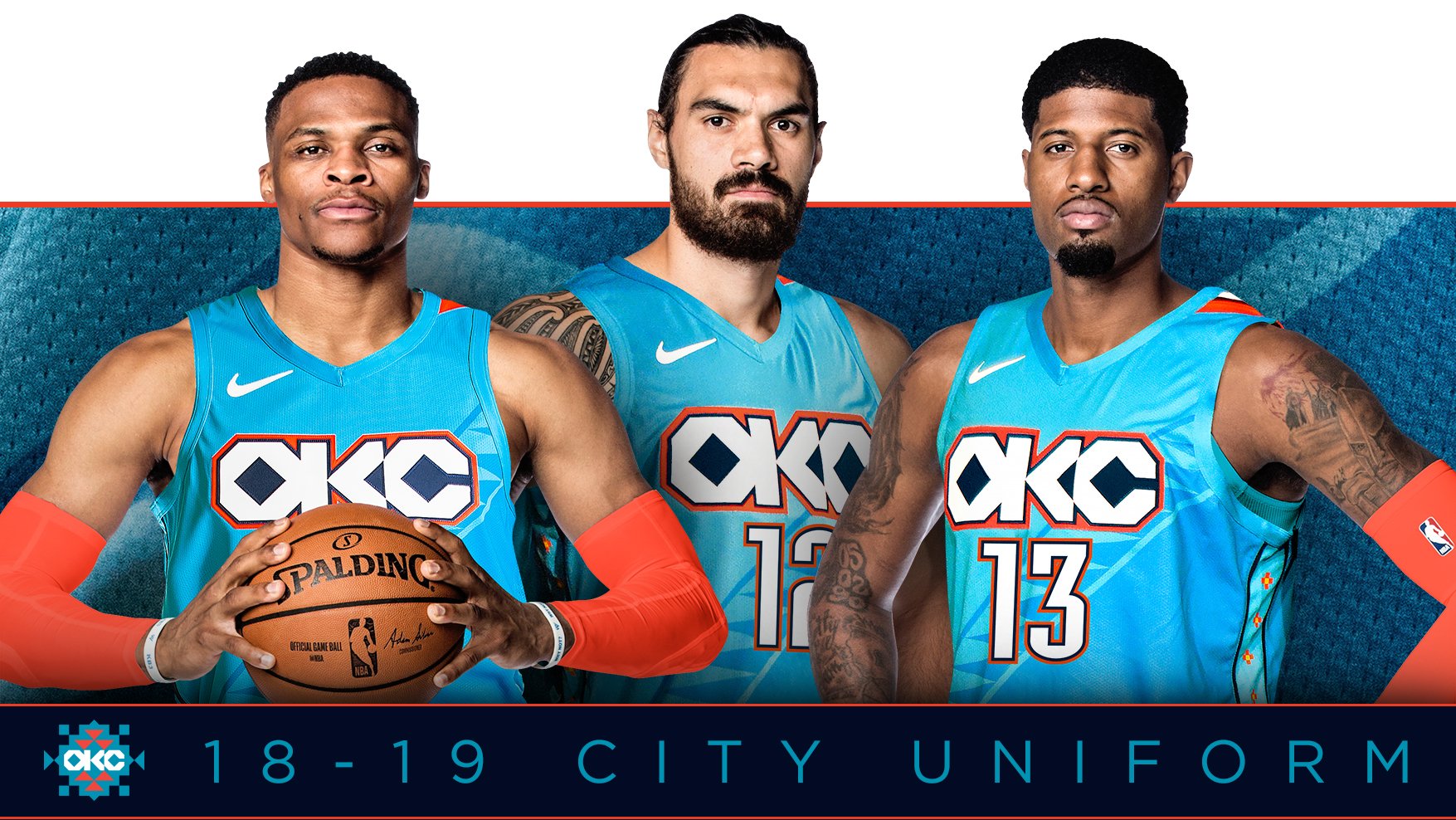 OKC THUNDER on X: Thunder Unveils New Turquoise Uniform Honoring  Oklahoma's Native American Heritage 🔗    / X