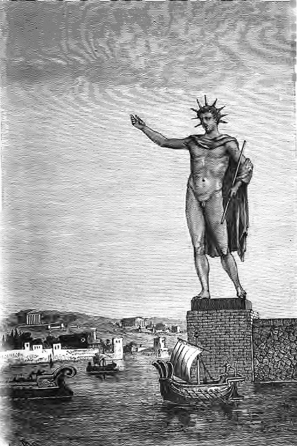 jayantabhatta_'s tweet photo. Do we know the #ColossusofRhodes, 108 ft high statue of the Greek god #Helios, placed on a 59 ft high base pedestal, considered as the #higheststatue of the ancient world, was destructed in an earthquake in 226 BCE, only after 54 years after its construction ? https://t.co/KMJDVvMAey