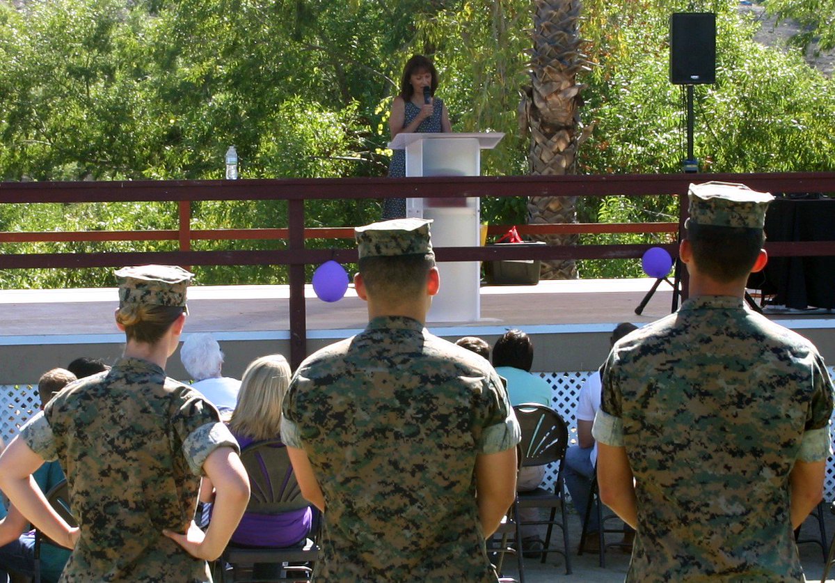 kathyslegacy's tweet photo. #tbt Last week our Co-Founder Ginny Scharbarth, spoke at the Purple Paws for Pendleton. Put on by the Marine Corps Family Advocacy Program, this event brings #awareness about #domesticviolence for both people & animals to the community.
#KathysLegacy #BeAvoice #ReviveHope https://t.co/JGEgR0zfui