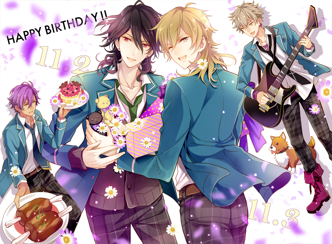 あーる בטוויטר おめでとー すき 朔間零生誕祭18 朔間零誕生祭18 羽風薫生誕祭18 羽風薫誕生祭18