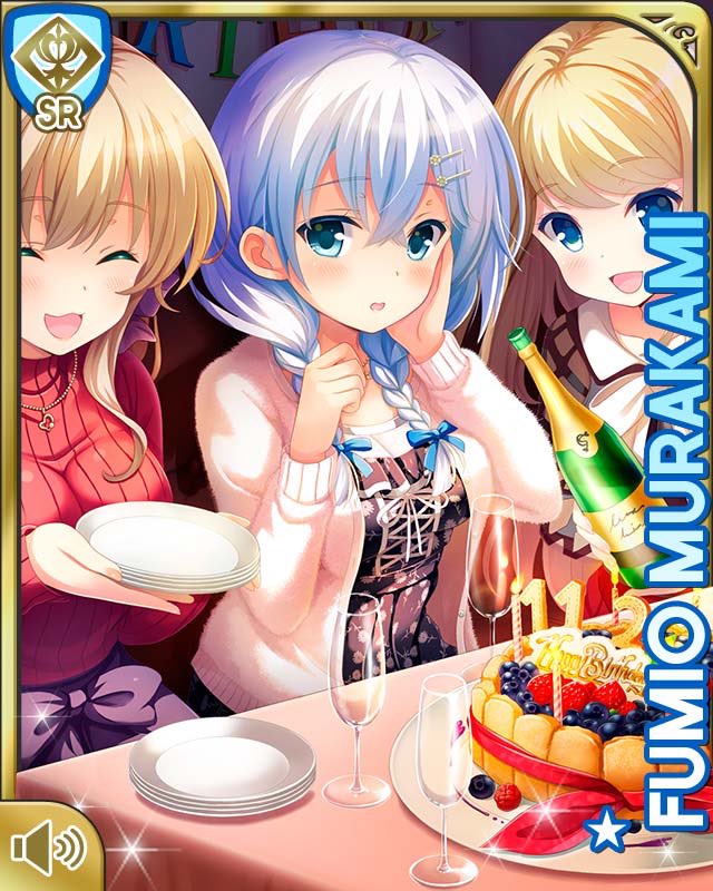 matya_311's tweet photo. 今年の文緒ちゃんの誕生日は何をしてお祝いしようかと考えた結果、バースデーカードの再現をすることにしましたよ😘😘💕💕💕💕💕ラブが止まりません😘😘💕💕💕💕大好きだぁ、愛だね、好き💕
#村上文緒生誕祭 #ガルフレ6周年 https://t.co/r3YErSBRkJ