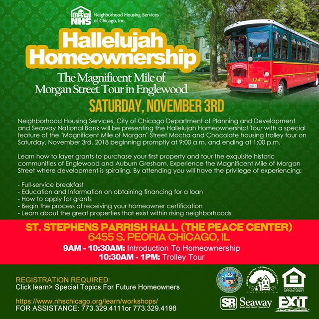 Teamwork Englewood (@tmwkenglewood) on Twitter photo Join <a href="/NHSChicago/">NHS of Chicago</a> for The Magnificent Mile of Morgan Street Tour in Englewood on Nov. 3rd. Learn how to use multiple grants to purchase your first property, while also touring the exquisite historic community of #Englewood #homeowenership #GoodInEnglewood Join <a href="/NHSChicago/">NHS of Chicago</a> for The Magnificent Mile of Morgan Street Tour in Englewood on Nov. 3rd. Learn how to use multiple grants to purchase your first property, while also touring the exquisite historic community of #Englewood #homeowenership #GoodInEnglewood