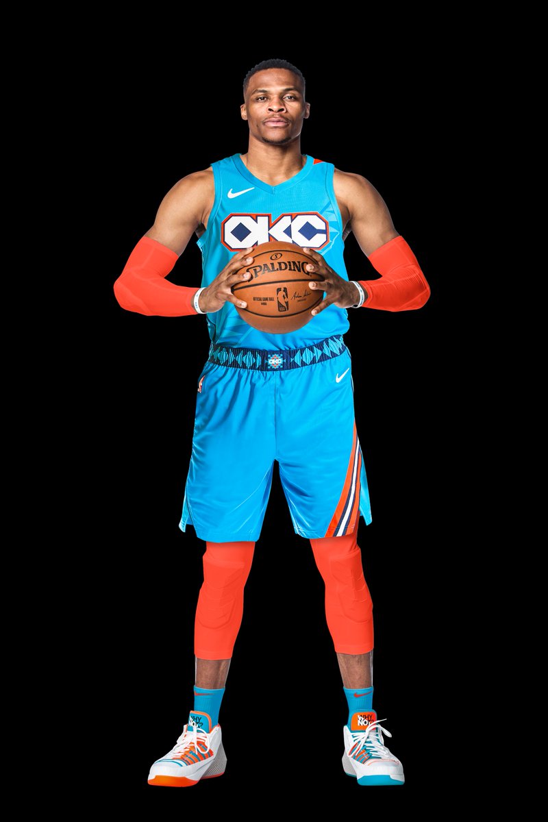 royceyoung's tweet image. The Thunder get a 10/10 on these. Absolutely fantastic. They&apos;ll wear them the first time on Nov. 14 against the Knicks.