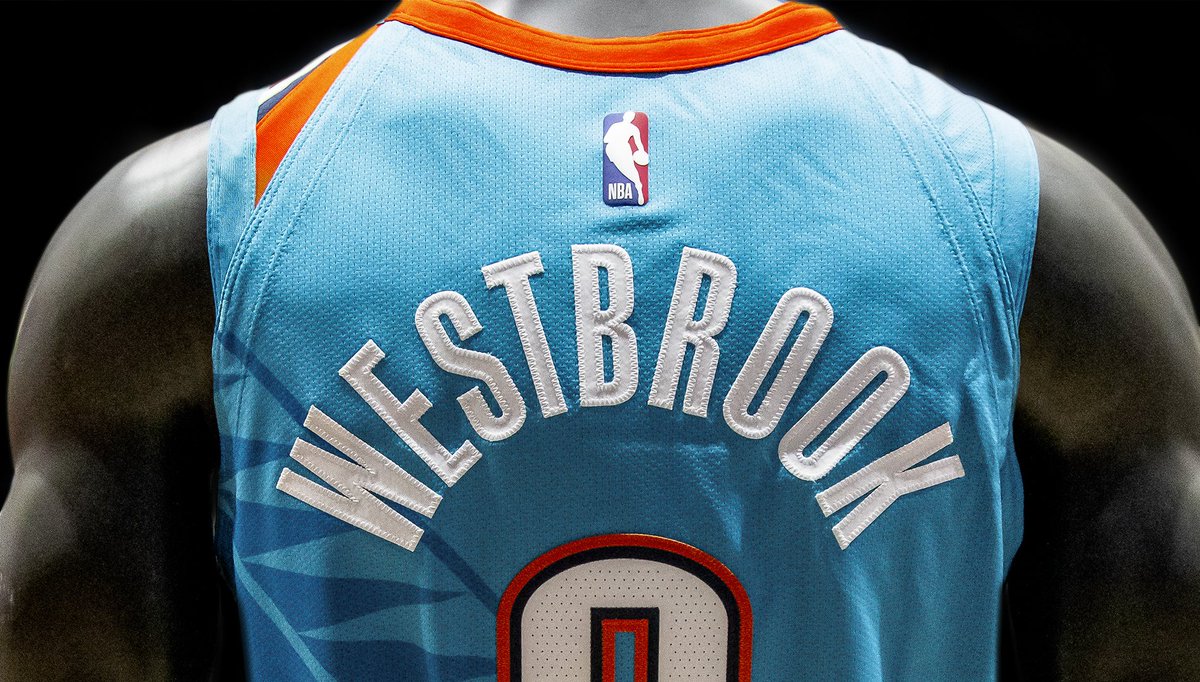 royceyoung's tweet image. The Thunder get a 10/10 on these. Absolutely fantastic. They&apos;ll wear them the first time on Nov. 14 against the Knicks.