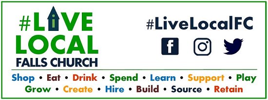 Today is the day!  The month of November is #LiveLocalFC month in Falls Church.  Please pledge to spend 20% more with local businesses, and use the hashtag to post photos where you are, and to tag friends to challenge!