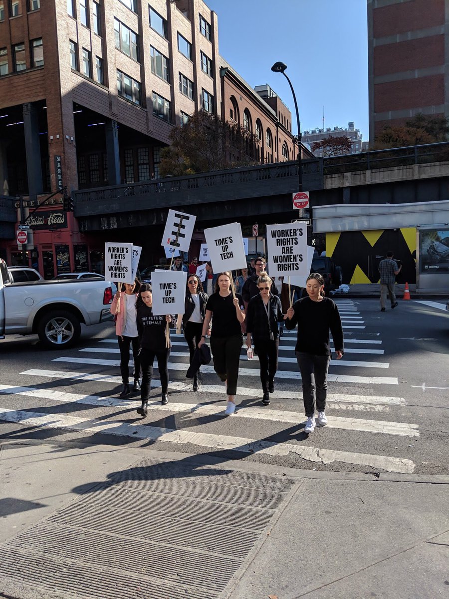 GoogleWalkout's tweet photo. Google NYC #GoogleWalkout https://t.co/5BJ0u5EZCJ