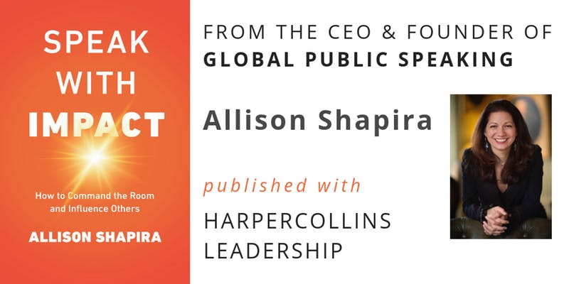 Join us tonight at 6:30 PM for the launch of @Harvard @Kennedy_School adjunct lecturer @allisonshapira's new book #SpeakWithImpact (get your copies here: amzn.to/2qoMIki) at @WeWork WonderBread Factory.
Register Now: bit.ly/2PO2ksI #HKSinDC #WashingtonDCEvents