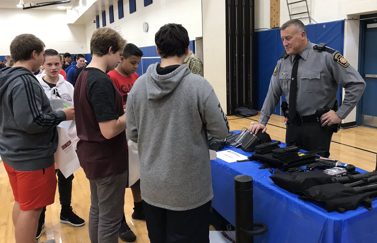 PA_Assoc_PSA's tweet photo. West Shore’s middle school counselors did an outstanding job organizing today’s Career Fair! https://t.co/x3Z3A737nS