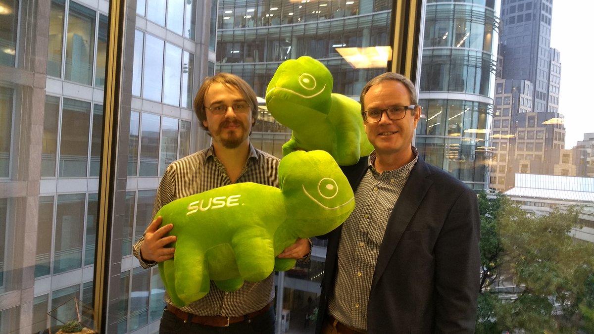 theotherreceive's tweet photo. Great to be at #IdeasAndBeers today with Brian representing @securelinx #SUSEselfie https://t.co/bZ1vrlxg9u