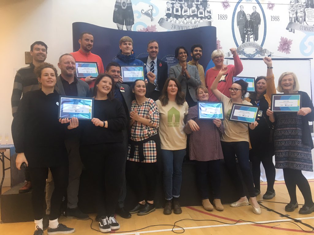 Congratulations - you are all superb winners! Looking forward to working with you @ListerStepsHub @RotundaLtd  @TargetFootballC  @TheFlorrie  @kittyslaundry  @HomebakedA  @Homegrown_Coll.  Thanks so much @peoplesbiz #Liverpool #CBChallenge